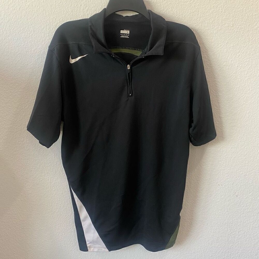 Nike Quarter Zip Polo Size L